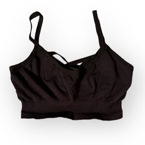NWOT INTIMATELY FREE PEOPLE Black Sports Bra/Bralette Sz M/L